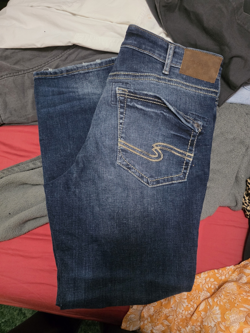 Mens Silver Jeans